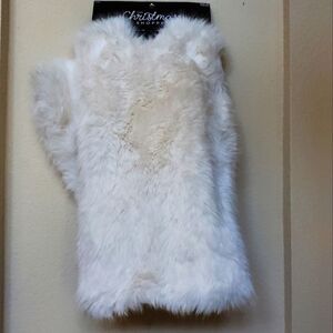The Christmas Shoppe Faux Fur Christmas Skirt